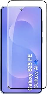 اسكرينة حماية زجاجية لهاتف سامسونج Galaxy S25 FE - وضوح عالي، صلابة 9H، مقاومة للخدش والأتربة