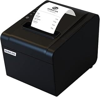 طابعة إيصالات كاشير حرارية متعددة المنافذ - إيثرنت + USB + سيريال - عرض 80 مم - قاطع تلقائي - RP326 - مثالية لأنظمة نقاط البيع المتعددة