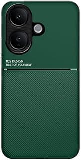 fascination phone case compatible with Vivo V60 lite 4G / 5G Classic shockproof silicone soft tpu leather hard pc mobile phone Magnetic Shockproof PC + TPU Phone Case for Vivo V60 lite 4G /5G (Green)