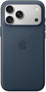 Premium Protective Case For (iphone 17 Pro Max) Made Of Soft Leather And Flexible TPU Material With Leather Like Texture And Frame To Protect The Camera, In Slim Design. (Blue)