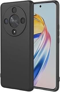 جراب لـ Honor X9d من السيليكون TPU ناعم وخفيف الوزن، غطاء حماية بلمسة ناعمة وحواف كاميرا أنيقة للرجال والنساء متوافق مع Honor X9d 5G (أسود)