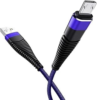 كابل Micro USB شحن سريع تيربو - 30 واط - 5 أمبير - يدعم نقل البيانات - طول 2 متر