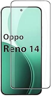 واقي شاشة زجاج مقوى BESHYAKA متوافق مع اوبو Reno 14 - شفاف HD، صلابة 9H، بدون فقاعات، مضاد للخدش، سهل التركيب