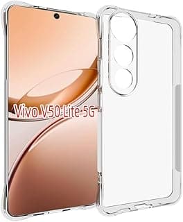 جراب موبايل TPU شفاف بأركان سميكة مضادة للصدمات لـ VIVO V50 Lite 5G