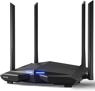 راوتر واي فاي ذكي جيجابت AC10 AC1200 ثنائي النطاق | راوتر إنترنت لاسلكي عالي السرعة | تغطية طويلة المدى | تحكم أبوي | تقنية Beamforming+ | دعم MU-MIMO وتطبيق إدارة ذكي