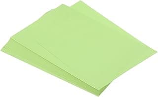 A4 Colored Printing Paper, 80 GSM, Pack of 25 Sheets, Color Variants (Blue, Green, Yellow, Pink). (Green)