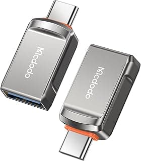 محول USB سي إلى نوع ثاندربولت 4 او تي جي من ميكدودو ذكر ايه 3.0 أنثى لايفون 15 وماك بوك برو اير وايباد وجالاكسي S23 وغيرها الأجهزة النوع أسود