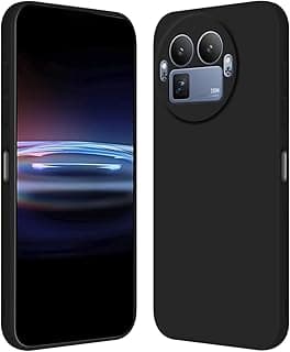 جراب RankOne لهاتف Realme GT 8 Pro (6.79 بوصة) سيليكون TPU ناعم - أسود