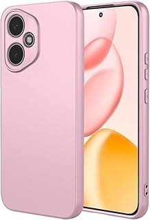 غطاء حماية من سيهاي لهاتف هونر 400 الجيل الخامس 5G، جراب جل ناعم من السيليكون السائل مع تصميم وسادة هوائية مضاد للصدمات، غطاء حماية انيق غير لامع من البولي يوريثين الحراري - بينك