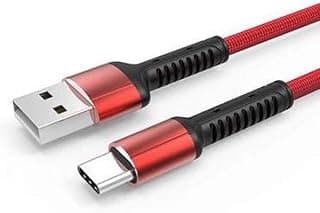 LDNIO كابل بيانات وشحن فائق السرعة مصنوع من خليط معدني الالومنيوم LS64 مايكرو الى USB نوع ايه بطول 2 متر وتيار 2.4 امبير - متعدد الالوان