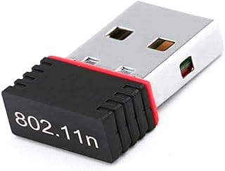 محول واي فاي USB 150 ميجابت/ثانية، محول بطاقة شبكة لاسلكية، واي فاي دونجل للكمبيوتر، والكمبيوتر المحمول بنظام تشغيل ويندوز 10، 8،7، راسبيراي بي اي/ بي اي 2