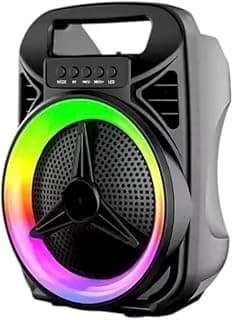 Sub Bluetooth Speaker Multimedia Speaker – Portable Wireless Subwoofer RGB LED and Rechargeable Battery for Smartphones (JL_605)