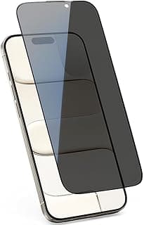 اسكرينة حماية خصوصية (برايفسي) لجهاز iPhone 17 Air مقاس 6.5 بوصة، فيلم زجاج مقسى بصلابة 9H [مقاوم للخدش] [بدون فقاعات] اسكرينة حماية كاملة مضادة للتجسس لجهاز iPhone 17 Air