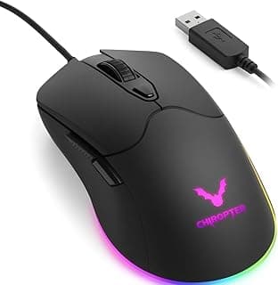 Wired Gaming Mouse 6 Buttons Adjustable LED Lighting Up to 3600 DPI 1.5m Cable High Performance Ergonomic Design for PC Laptop Ideal for Gaming and Daily Use Excellent Quality