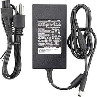شاحن بديل 180W15 R1 R2 بريسيجن 15 17 7000 7510 7710 اوبتيبليكس 3011 AIO M4600 M4700 M4800 74X5J JVF3V DA180PM111 سلك امداد الطاقة