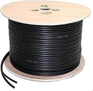 Other 200M RG59 & Power Pro Black Coaxial Cable for Surveillance & CCTV Cameras