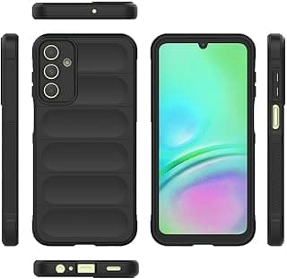 جراب متوافق مع سامسونج Galaxy A15 4G، جراب موبايل TPU ناعم متوافق مع سامسونج SM-A155F/DSN Galaxy A15 4G / SM-A155M/DS SM-A155P SM-A155R - أسود