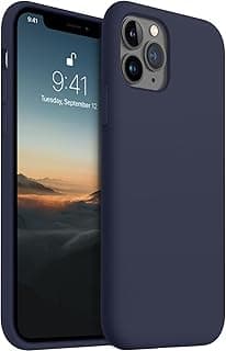 Shockproof Designed for iPhone 11 Pro Case [Soft Anti-Scratch Microfiber Lining] with Liquid Silicone Phone Case, Drop Protection 5.8 inch Slim Thin Cover, Midnight Blue