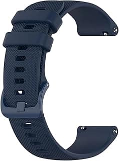 Next store 22MM Silicone Strap Compatible With Samsung Galaxy Watch 3 45mm / Watch 46mm / Gear S3 / Huawei GT3 46MM / GT2E / GT 46MM / GT2 Pro / GT2 46MM / Honor Magic Watch2 46MM