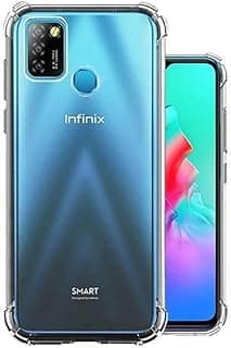 جراب شفاف مضاد للصدمات متوافق مع Infinix Smart 5 - Hot 10 Lite - X657