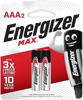Energizer 2 AAA Max Blister Card Silver/Black