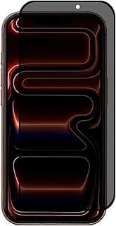 privacy Screen Protector for iPhone 17 Pro Max [100% Anti Reflection][3D Full Coverage Fit] Military-Grade Shatterproof 300CC Tempered Glass Anti-Scratch Screen Protector iphone 17 Pro Max
