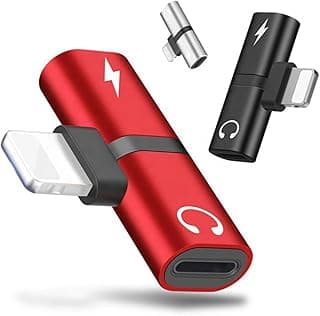 Type L Adapter 2 in 1-8-Pin Splitter for Charger and Audio