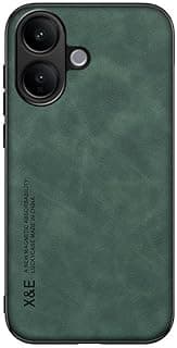FASCINATION Phone case compatible with Vivo V60 lite 4G / 5G Skin Feel Magnetic premium pu Leather and slim soft protective Back Phone for Vivo V60 lite 4G / 5G (Green)