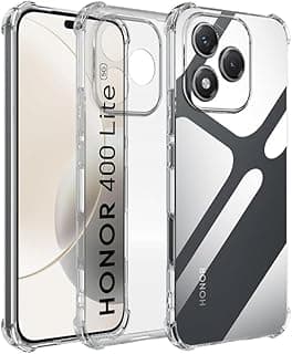 Shockproof Back Case Cover with Best Camera Protection Compatible with Honor 400 Lite, Shockproof Case Reinforced Edges Protection (Honor 400 Lite 5G)