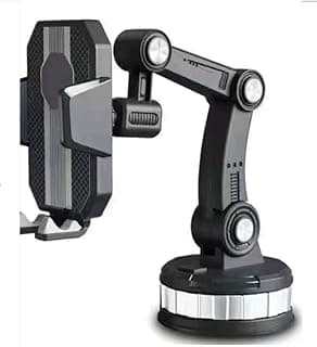 CARPDR Car Phone Holder Mount, Universal Strong Suction Cup Phone Holder, Upgraded One-Button Pop-up iPhone Smartphone Cell Phone Stand, Heavy Duty Phone Holder for Dashboard/Windshield/Window