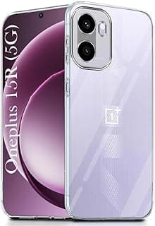 جراب شفاف كريستالي متوافق مع OnePlus 15R 5G | جراب نحيف مقاوم للصدمات مع حماية ضد الاصفرار