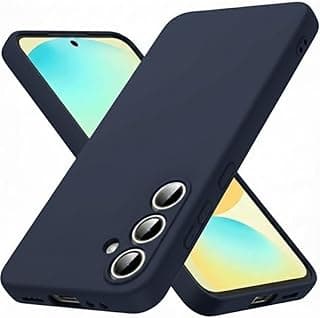جراب متوافق مع سامسونج Galaxy S25 FE، جراب سيليكون سائل TPU ناعم، جراب موبايل، حماية ضد الصدمات والخدش