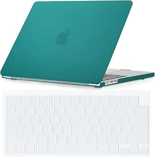 جراب حماية Se7enline للابتوب ابل MacBook Air 15 بوصة (M4/M3/M2) مع غطاء كيبورد - أزرق مخضر