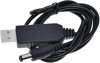 كبل محول USB من ماي سوق-ستور بتيار مستمر 5 فولت الى تيار 9 2.1 × 5.5 ملم قطعة واحدة