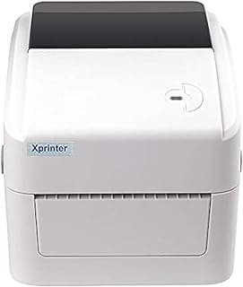 طابعة باركود حرارية اكس برينتر موديل XP-420B مقاس 4 بوصة، حقن للحبر، أحادي اللون