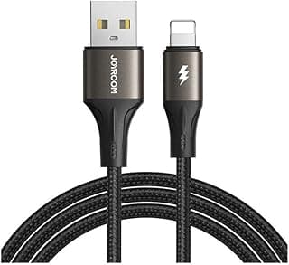 كابل شحن سريع S-A25 Light-Speed Series بقدرة 3A (من USB-A إلى Lightning) بطول 1.2 متر أسود