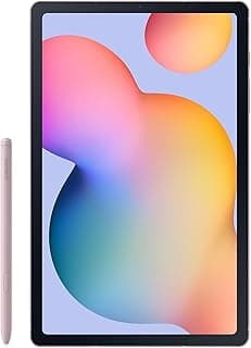 سامسونج تابلت جالكسي تاب اس 6 لايت بمعالج ثماني النواة 1.8GHz وذاكرة تخزين 64GB RAM 4GB وواي فاي وقلم S وشاشة FHD مقاس 10.4 انش بنظام اندرويد، لون زهري شيفون ضمان لمدة عام واحد/اصدار محلي