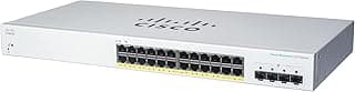 سويتش شبكة للأعمال CBS220-24T-4G سمارت، 24 منفذ GE، 4 منافذ 1G SFP، ضمان 3 سنوات