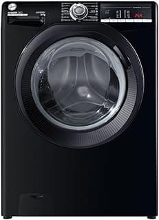 Washing Machine Front Loading Fully Automatic Capcity 7 Kg-1100 RPM -Steam Function -WIFI -KG Mode-3D Wash Cycle- Easy Iron-Rapid Wash-Italian Technology- Black H3WOS173DBB4-ELA