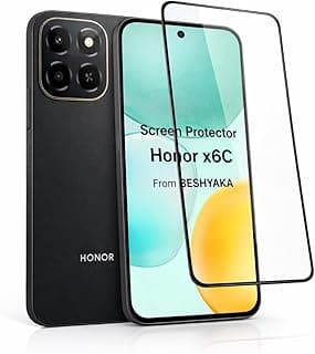 Tempered Glass Screen Protector For Honor X6C – HD Clarity, 9H Hardness, Dust Resistant, Anti Scratch, Bubble-Free, Anti-Scratch, Easy Installation