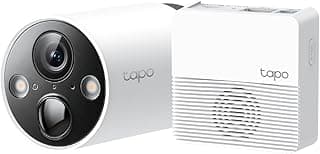 TP-Link C420S1 4MP Outdoor Smart Wire-Free Security Battery Camera System, Water & dust Proof, Compatible with Alexa & Google Home, 2K QHD, 180-Day Battery Life, 2 Way Audio, IP65, Night Vision
