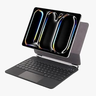 جراب كيبورد عربي Green Lion GNMGKYPRO13BK لجهاز iPad Pro 13 M4/M5 - أسود