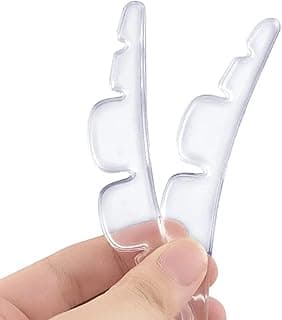 Dr. JOE Transparent Soft Gel Forefoot Pads – Non Slip Ball-of-Foot Cushions for High Heels & Shoes – Elastic & Flexible Foot Care Inserts – Pain Relief, Comfort & Support
