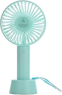 Ezra Handheld Small Portable Rechargeable Mini Fan - Blue