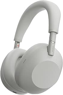WH1000XM6 Noise Cancelling Wireless Headphones, Platinum Silver - Premium Sound, Hi-Res Audio with Multi-Noise Sensor Technology, Up to 30-Hour Battery-Life, Premium Folding Design