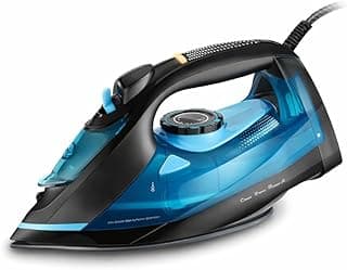 Powerful Steam Iron 3000W, 450ml Water Tank, Ceramic Soleplate, Temperature Control, Self Cleaning