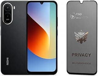 واقي شاشة زجاجي مقسى للخصوصية لهاتف شاومي REDMI A7 PRO