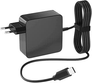شاحن من بيرلز بتقنية USB، متوافق مع أجهزة الحاسوب المحمولة من لينوفو وديل وإتش بي وأسوس وشاومي وهواوي وإيسر
