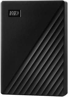 ويسترن ديجيتال My Passport سعة 5TB بمنفذ USB (لون أسود، حجم كبير)