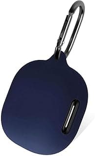 Silicone Case for Anker Soundcore P40i, Protective Cover with Carabiner - Navy Blue